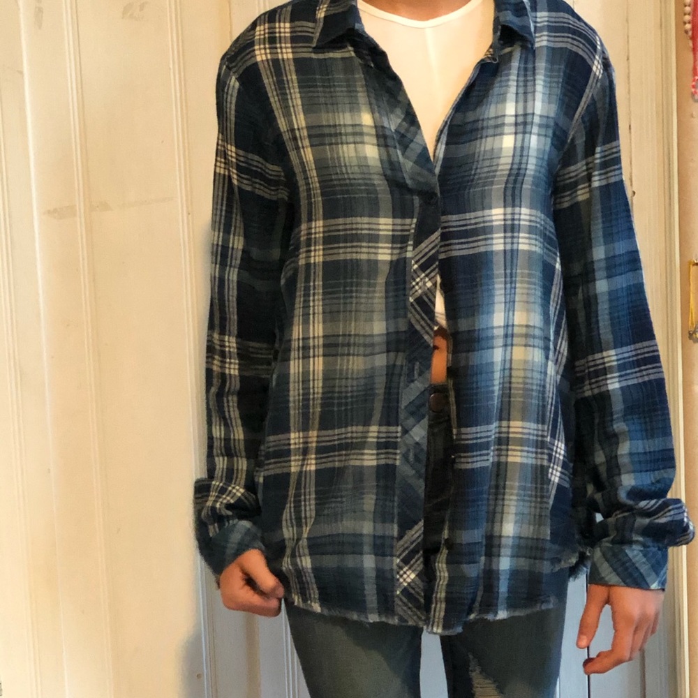 Anthro/ Bella Dahl button down shirt